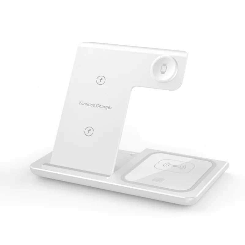 30W Foldable 3-in-1 Wireless Charging Station | Fast Qi Charger