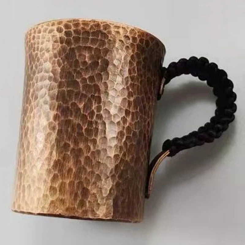 Vintage Pure Copper Mug | Handcrafted Moscow Mule Tumbler
