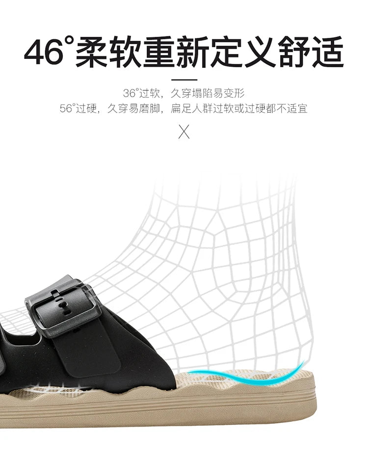 Comfortable Adjustable Men's Summer Slippers | Lightweight Beach Sandals