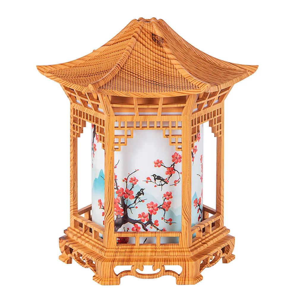 Unique Chinese Style Humidifier | Creative Night Light & Spray