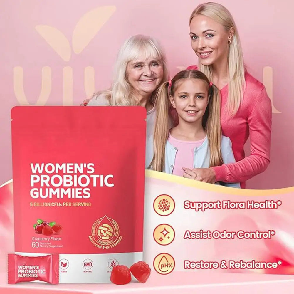 Women's Probiotic Cranberry Gummies | Urinary & Digestive Health