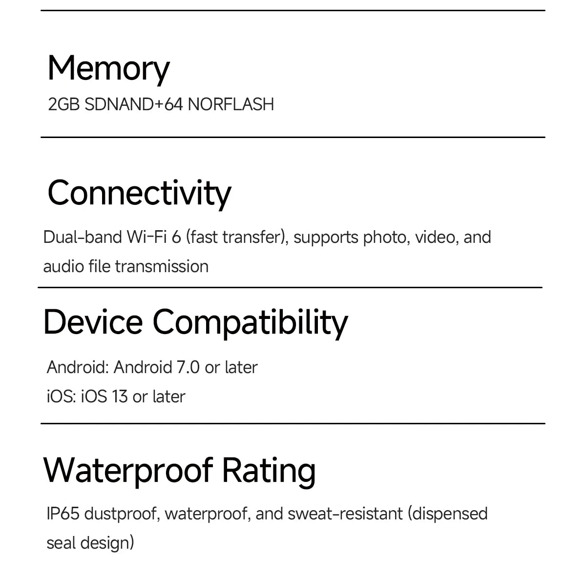 AI Smart Glasses with Real-time Translation and 800W Camera