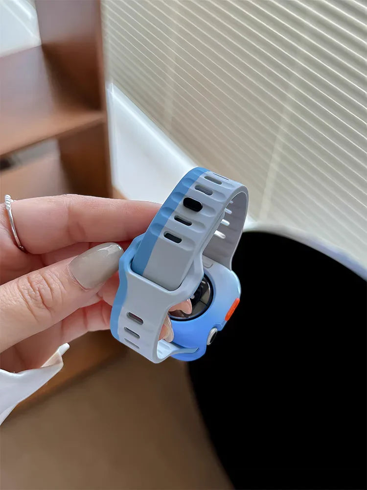 Silicone Case and Strap for Apple Watch | Stylish & Durable