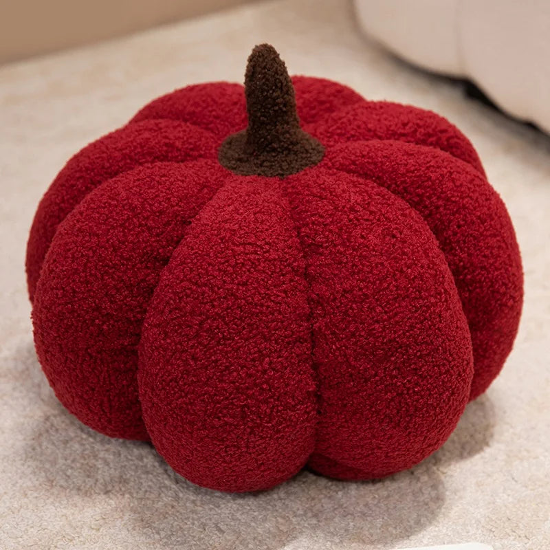 Halloween Pumpkin Plush Pillow | Cozy Decorative Cushion for Fall