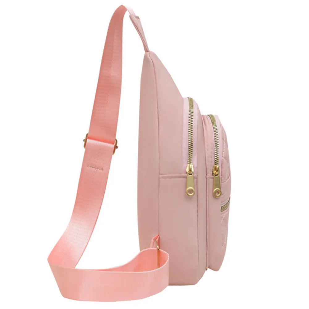 Waterproof Chest Bag for Women | Fashionable Anti-Theft Sling Backpack