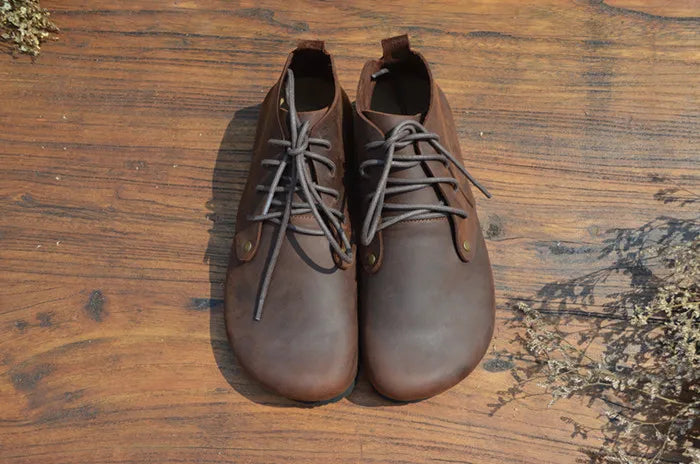 Handmade High Top Genuine Leather Shoes for Women | Stylish Comfort