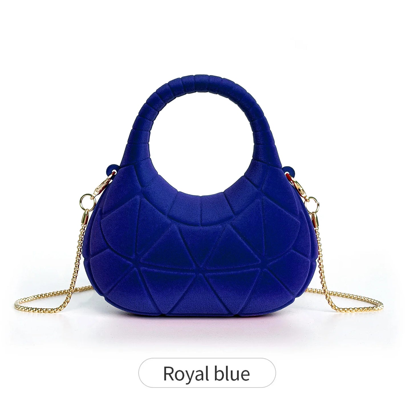 Mini Velvet Chain Evening Bag | Luxurious Crossbody Handbag