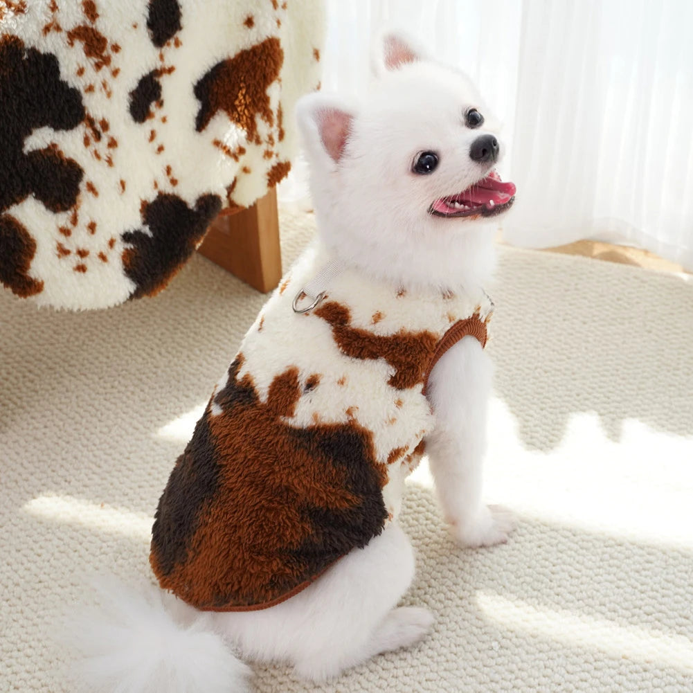 Cozy Pet Flannel Coat | Stylish & Warm Winter Clothing