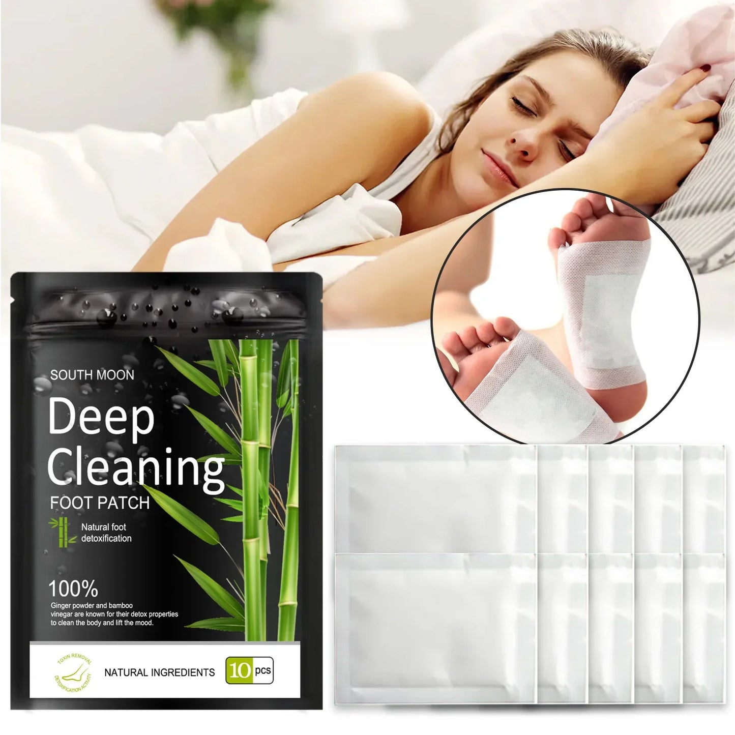 Natural Herbal Foot Pads | Stress Relief & Sleep Aid Solution