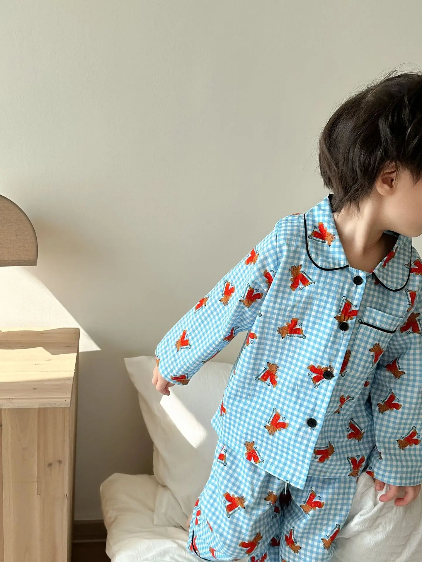 Spring Children's Cartoon Homewear Outfits | Cute Pajamas Set