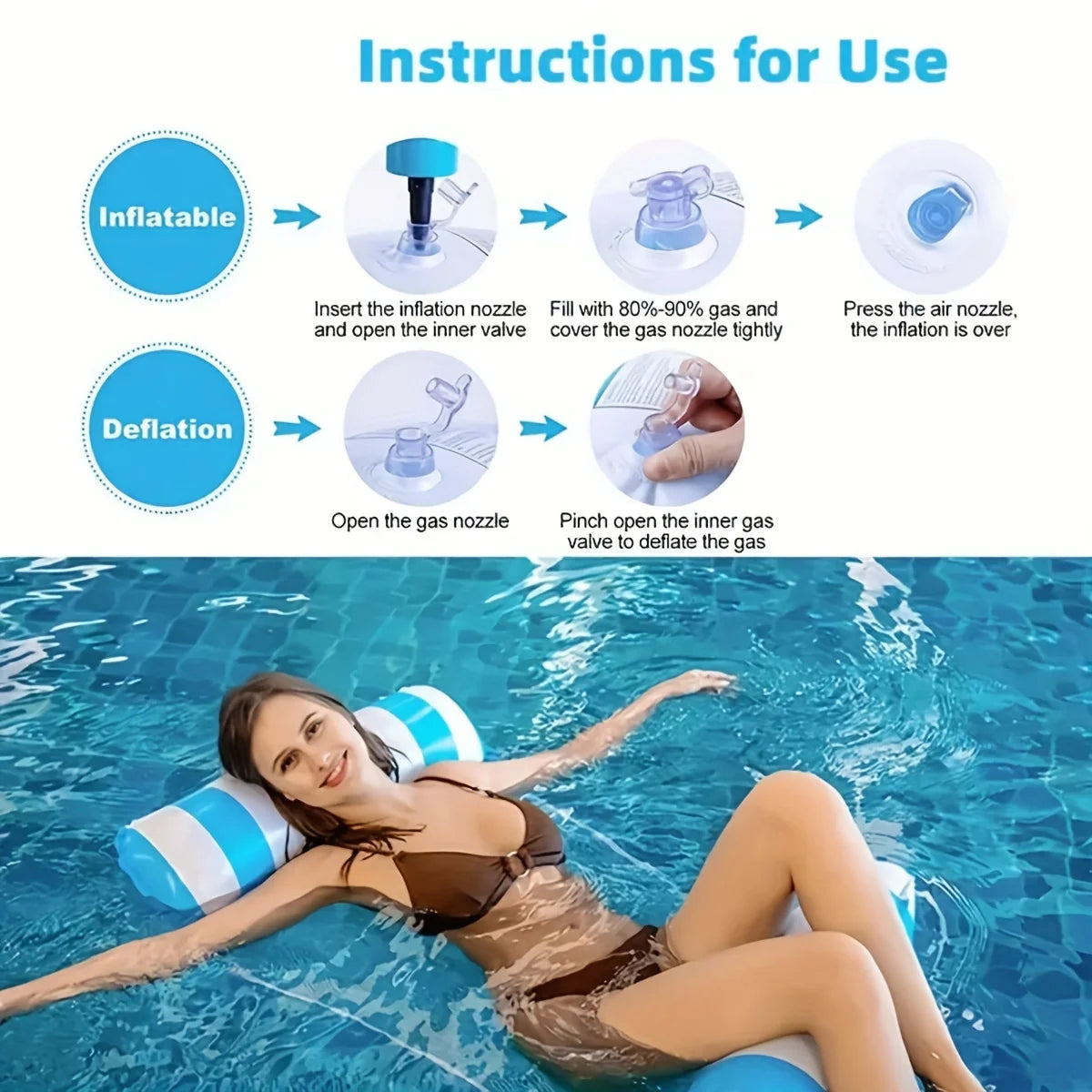 Inflatable Pool Float Hammock | Ultimate Summer Water Fun
