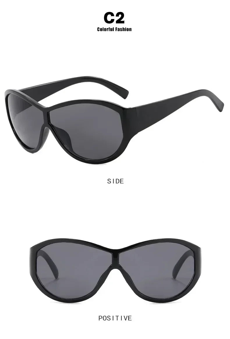 Stylish Retro Y2K Sunglasses | Windproof Fashion Eyewear