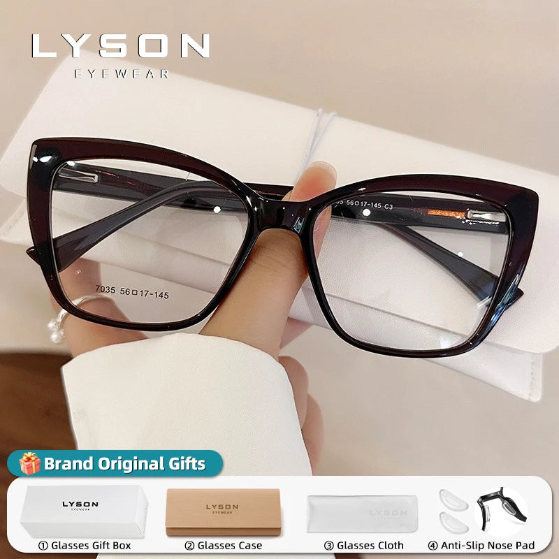 Stylish Cat Eye Blue Light Blocking Reading Glasses for Women