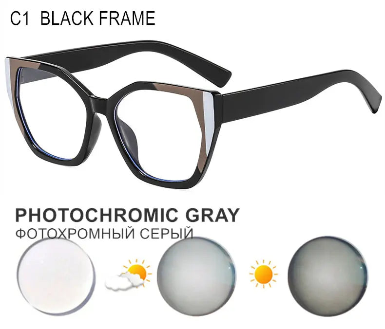 Stylish Myopia Prescription Glasses | Blue Light & Photochromic Lenses