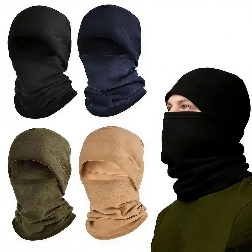 Unisex Winter Fleece Balaclava Set | Versatile Thermal Hat & Scarf