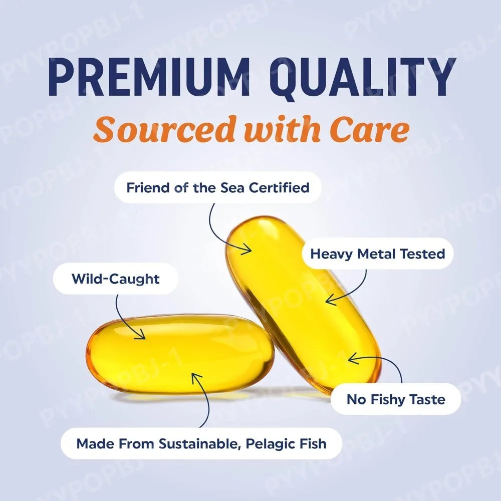 High-Potency Omega-3 Fish Oil Supplement | 3600 mg EPA & DHA