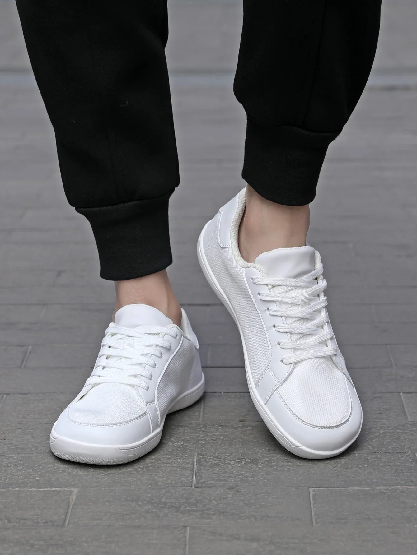 Men's Barefoot Wide Toe Box Walking Shoes Extra Width Minimalist Shoes Breathable Zero Drop Comfortable Shoes Fashion Sneakers