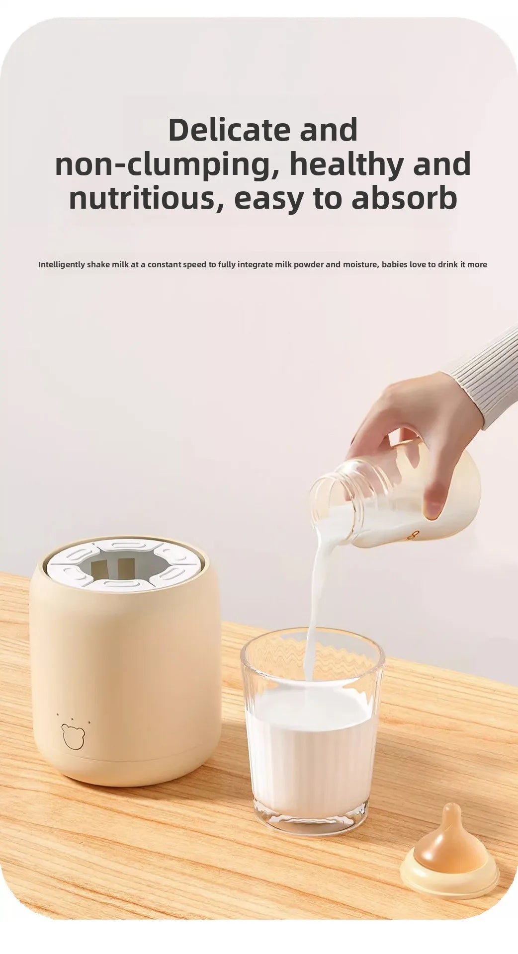 Portable Electric Milk Shaker | Smart Milk Foaming Machine