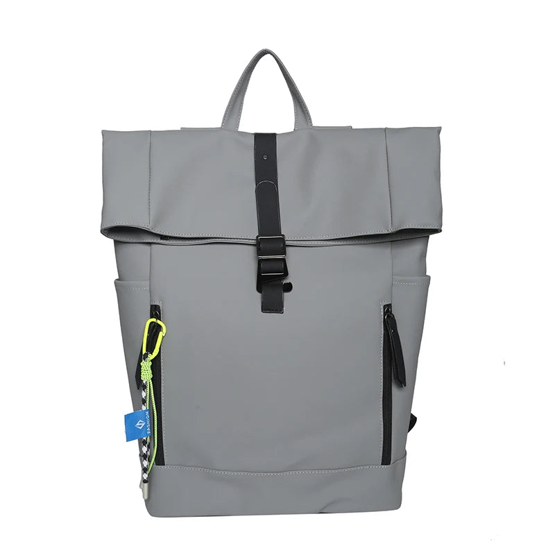 Women's Large Nylon Roll Top Backpack | Versatile Travel Companion