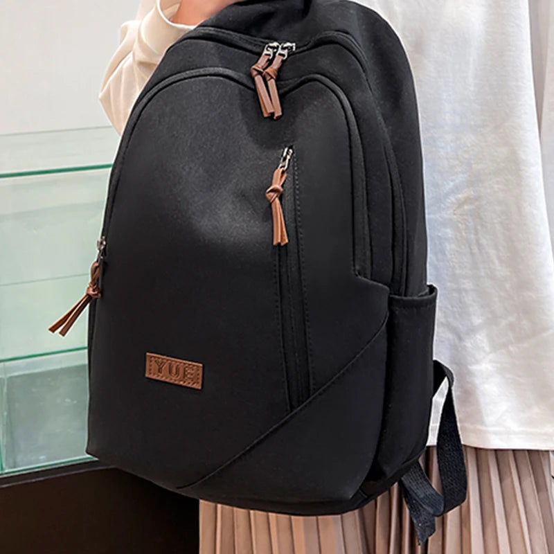 Stylish Denim Backpack for Students | Unisex Travel Bag