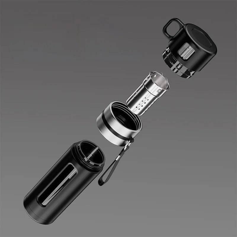 520ML Glass Tea Water Bottle with Tea Infuser | Travel Tumbler