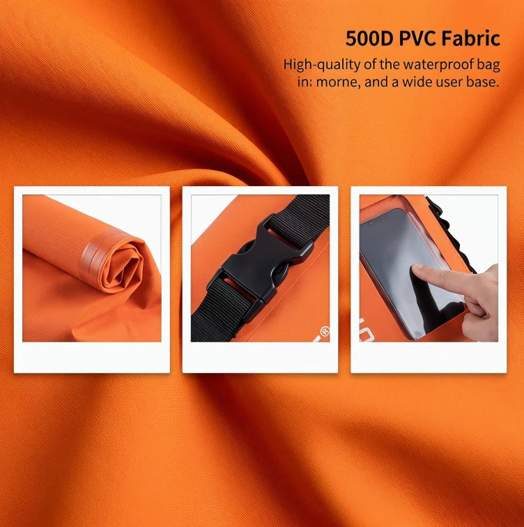 5L Waterproof Dry Bag with Clear Phone Window | Perfect for Outdoor Fun