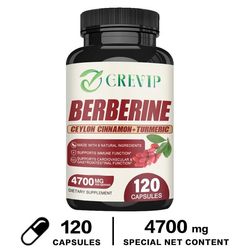 Natural Berberine Capsules for Weight Loss & Heart Health