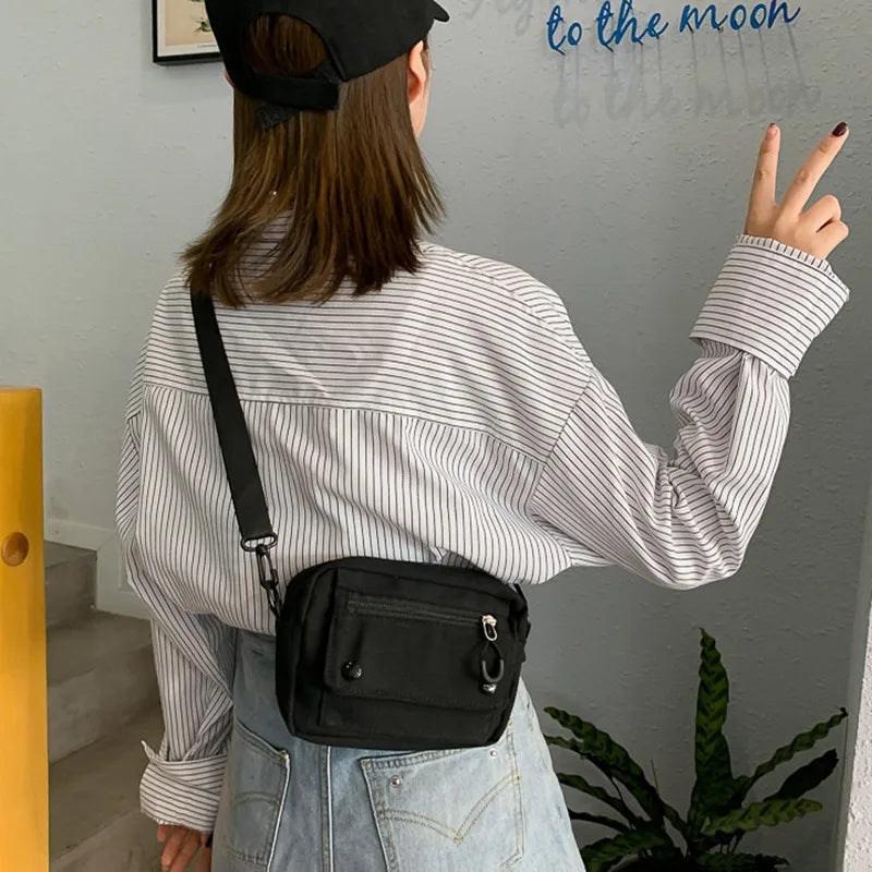 Stylish Canvas Handbag for Women | Mini Crossbody Shoulder Bag