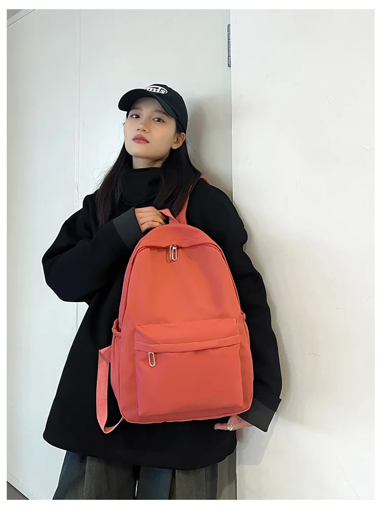Stylish Large Capacity Backpack for Teen Girls | Minimalist School Bag