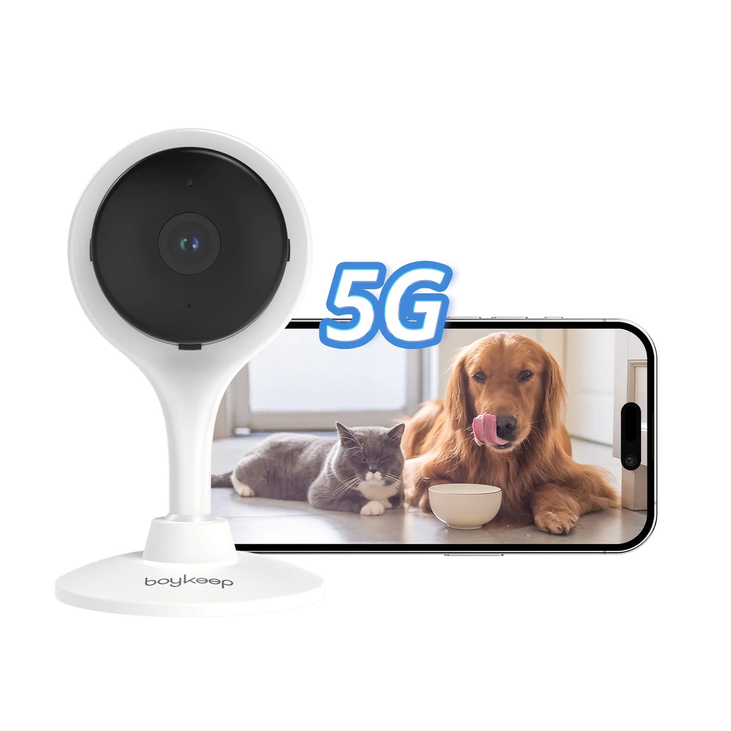 2K Wi-Fi Indoor Security Camera | Smart Baby Monitor with 2-Way Audio