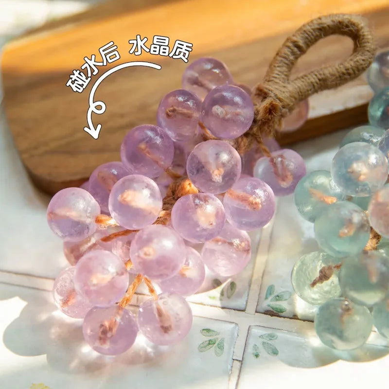 Crystal Transparent Grape Air Freshener Soap | Bathroom Decor