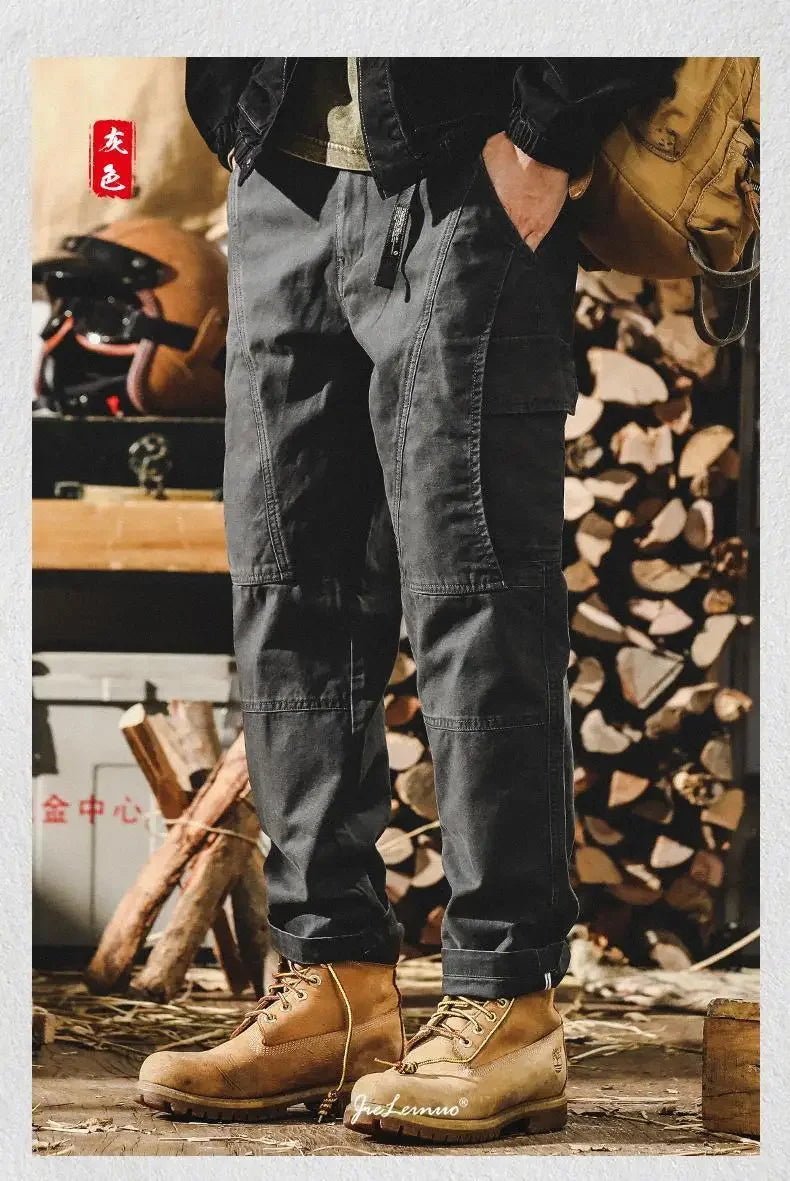 Men's Loose Straight Casual Trousers | Comfortable Outdoor Pants