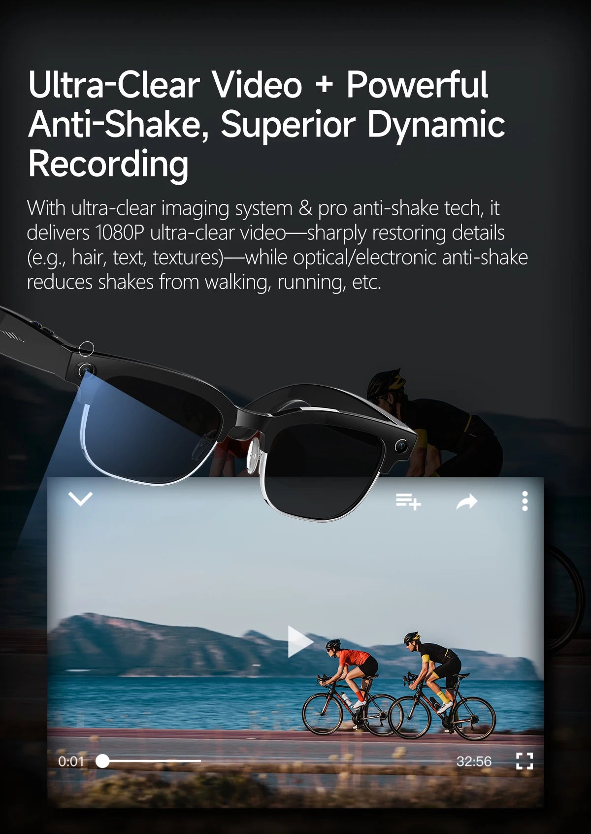 AI Smart Glasses with 8MP Camera & Bluetooth Features | Innovative Eye Wear