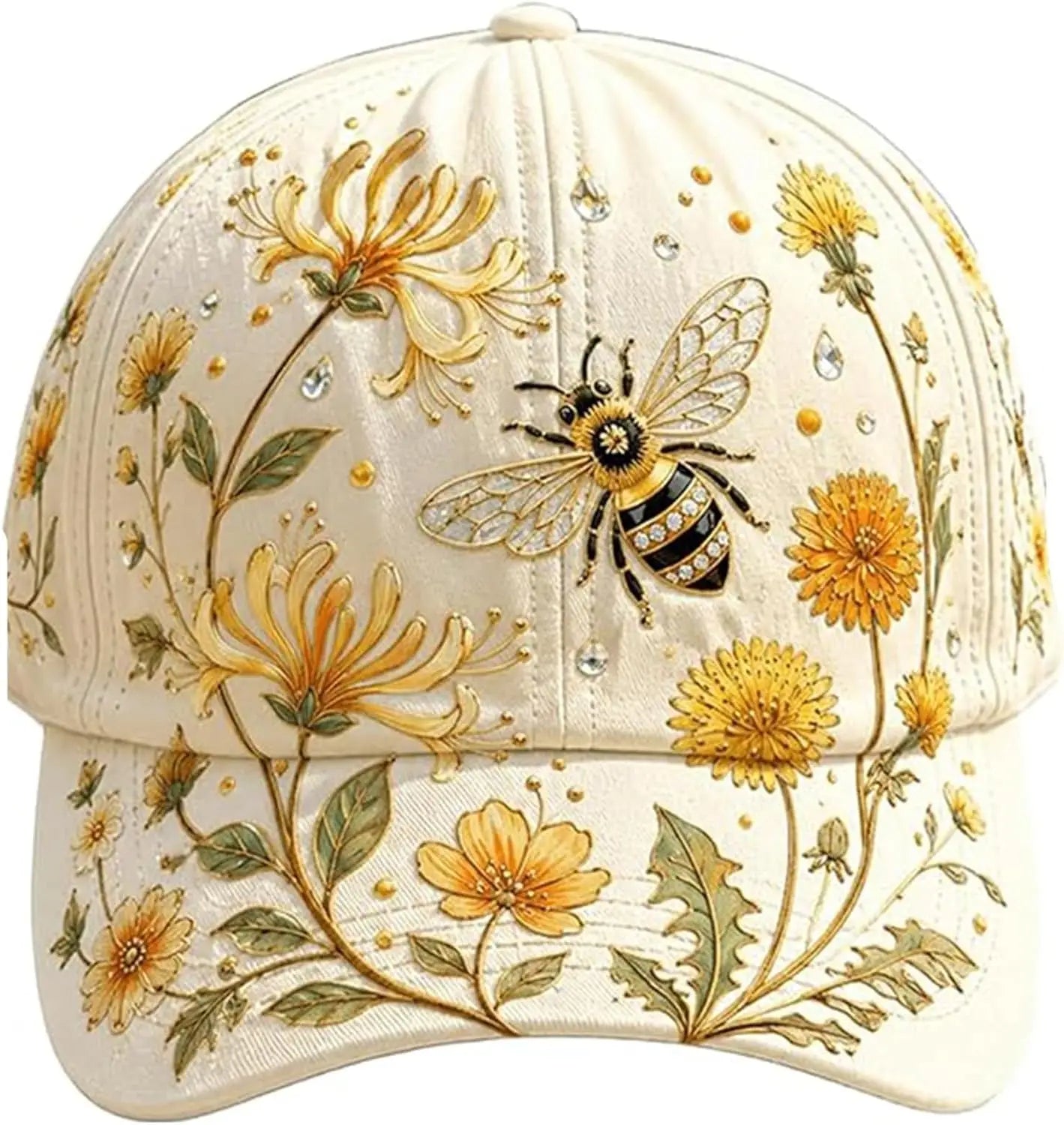 Limited Edition Garden Morning Cap | Adjustable Botanical Hat for Women