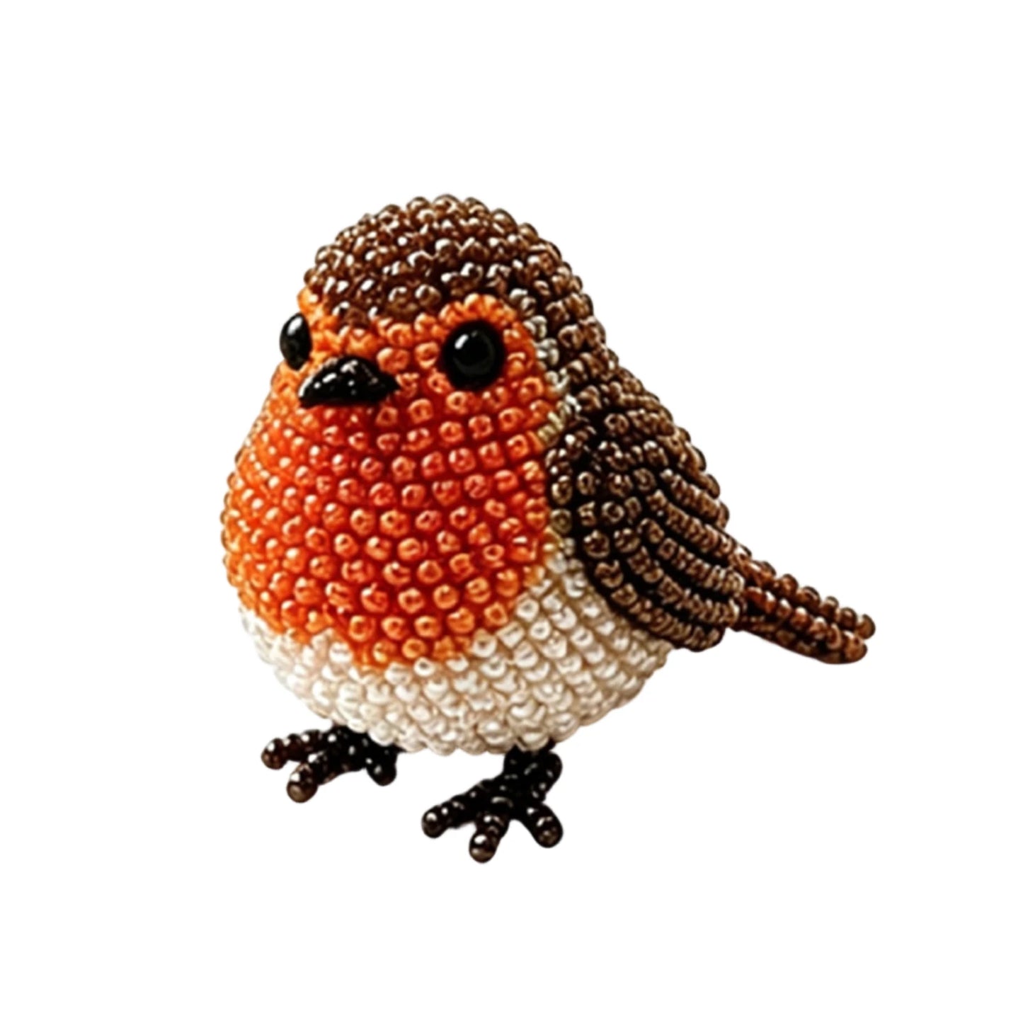 DIY 3D Animals Bead Craft Kit | Colorful Bead Embroidery Set