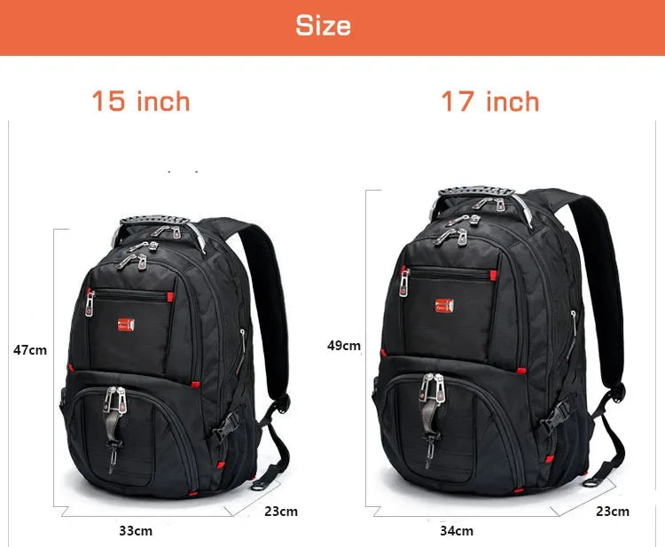 Durable Multifunctional Laptop Backpack | Water Resistant Travel Bag