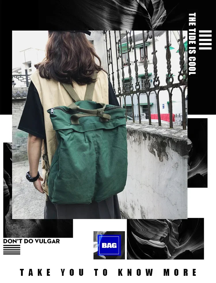 High Capacity Solid Color Backpack for Women & Teens | Travel & School Bag