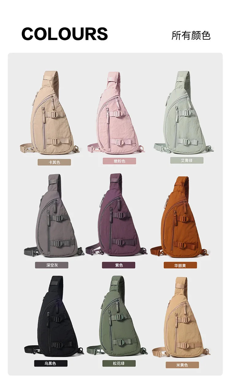 Multifunctional Lightweight Chest Bag for Casual Travel & Sports