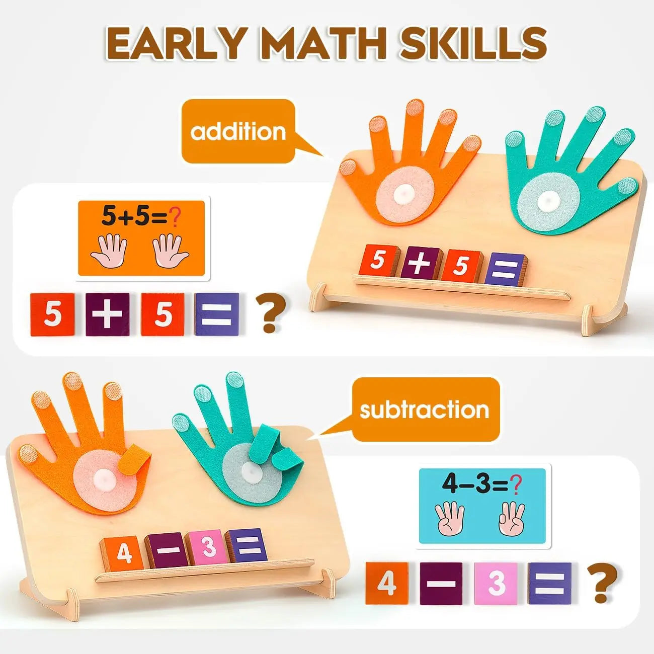 Double-Sided Finger Tracing Board | Montessori Learning Toy