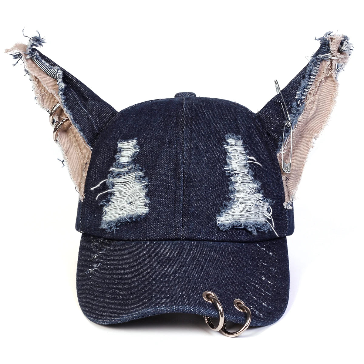 Gorra de béisbol de vaquero unisex con bonito diseño de orejas | Gorra casual ajustable