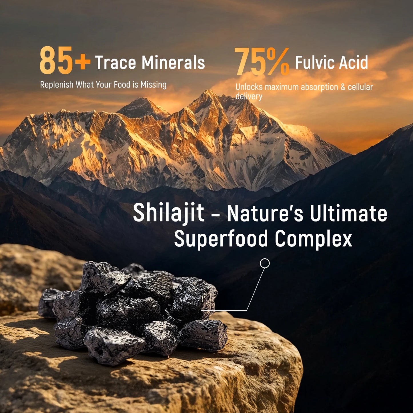 Potent Shilajit Gummies for Immune Support - 4500MG Strength