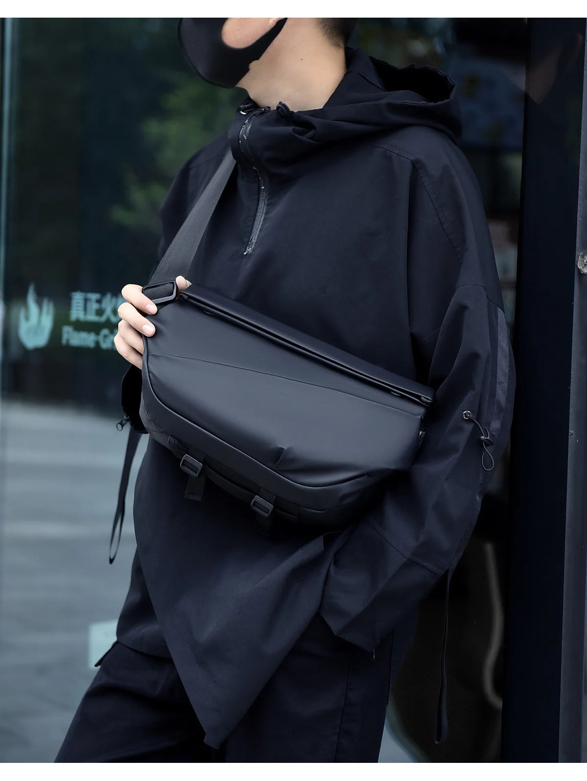 Men's Waterproof Sling Bag | Casual Crossbody Chest Bag