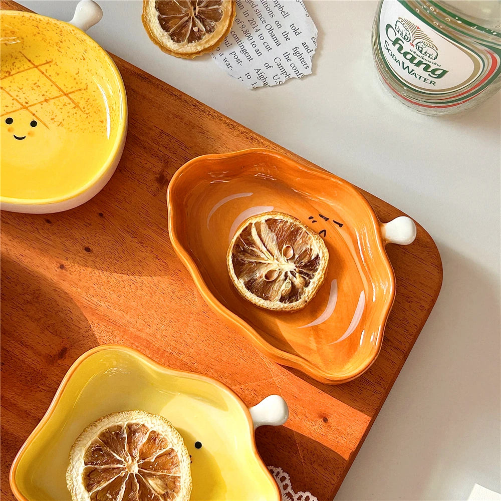 Cute Bread-Shaped Japanese Sushi Dipping Saucer | Mini Plate Tableware