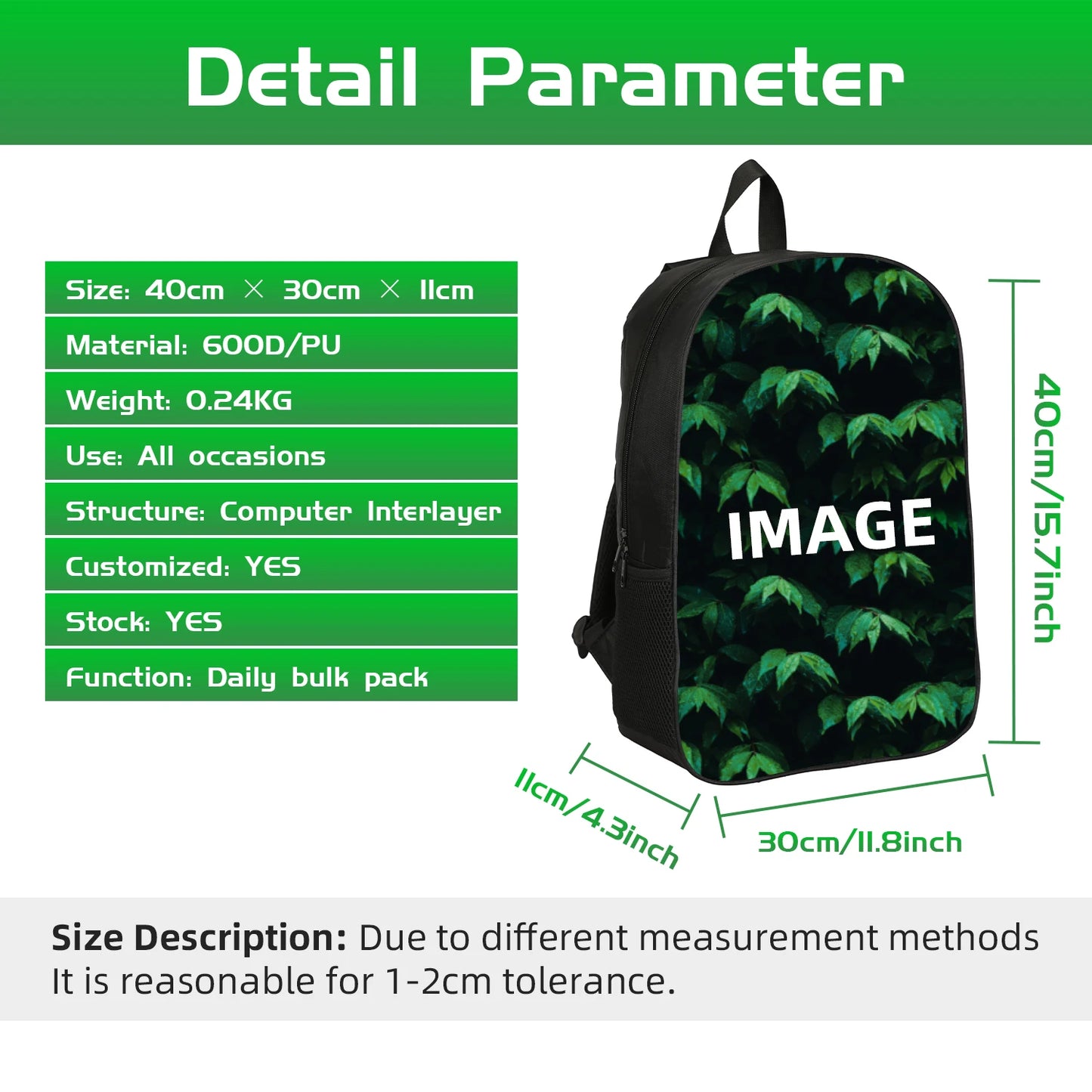 Stylish Garden Game Backpack | Versatile Student Shoulder Bag
