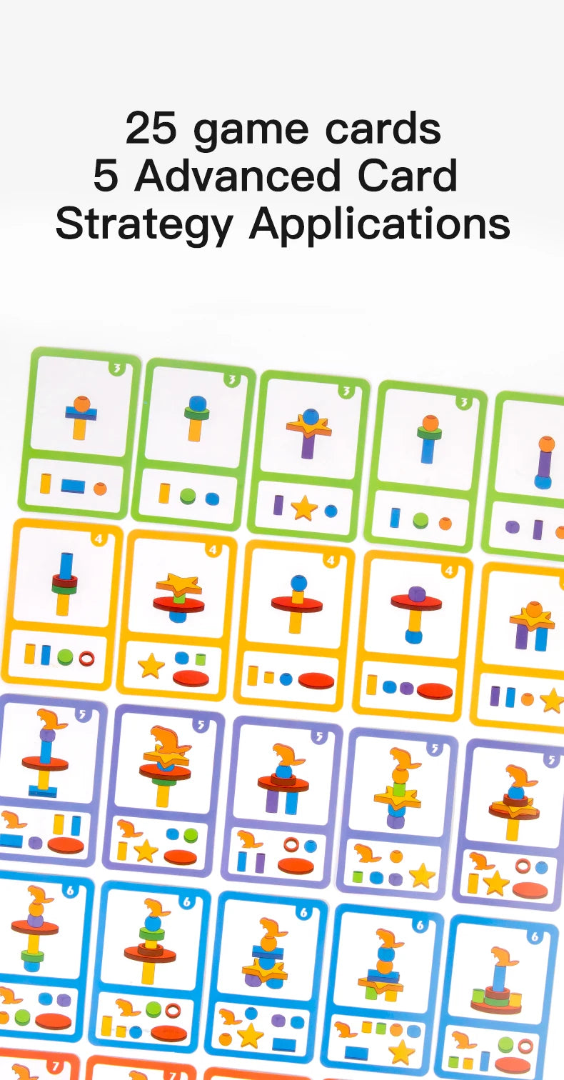 Wooden Clip Bead Game | Montessori Fine Motor Skills Toy