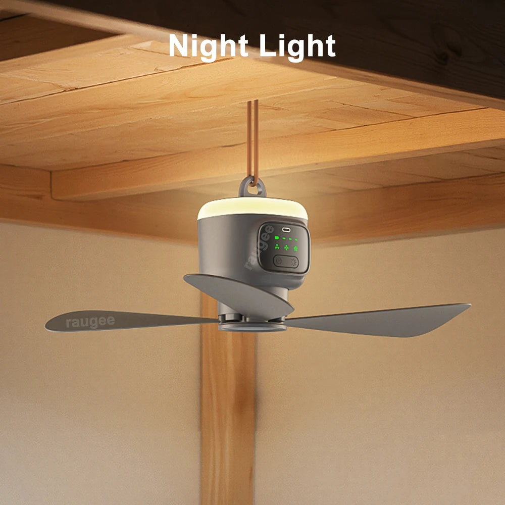 12000mAh Portable Camping Fan with Remote Control | Cool & Light