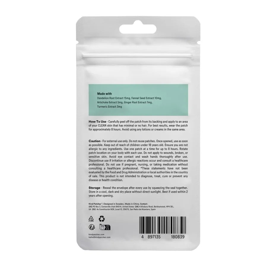 Vegan Berberine and Unpuff Patch Bundle | 60 Latex-Free Patches