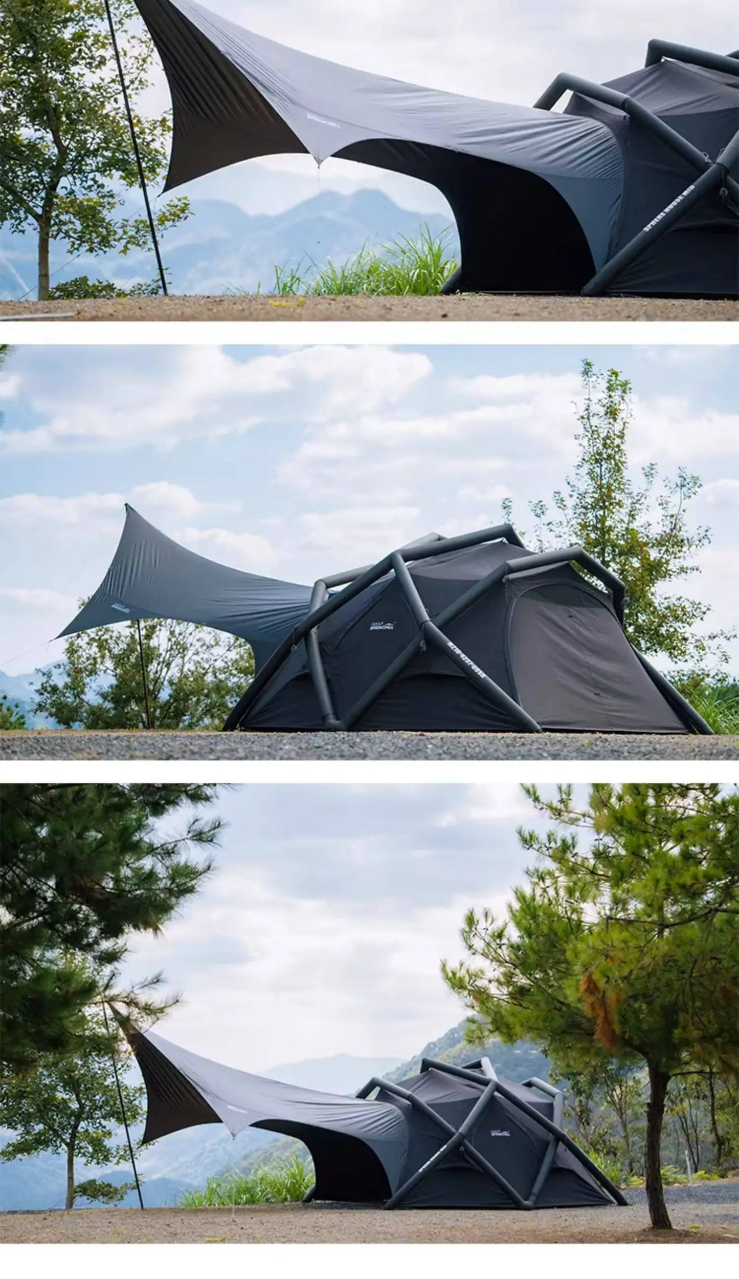 Portable Inflatable Ball Tent for Outdoor Camping | Heavy Rain Shelter