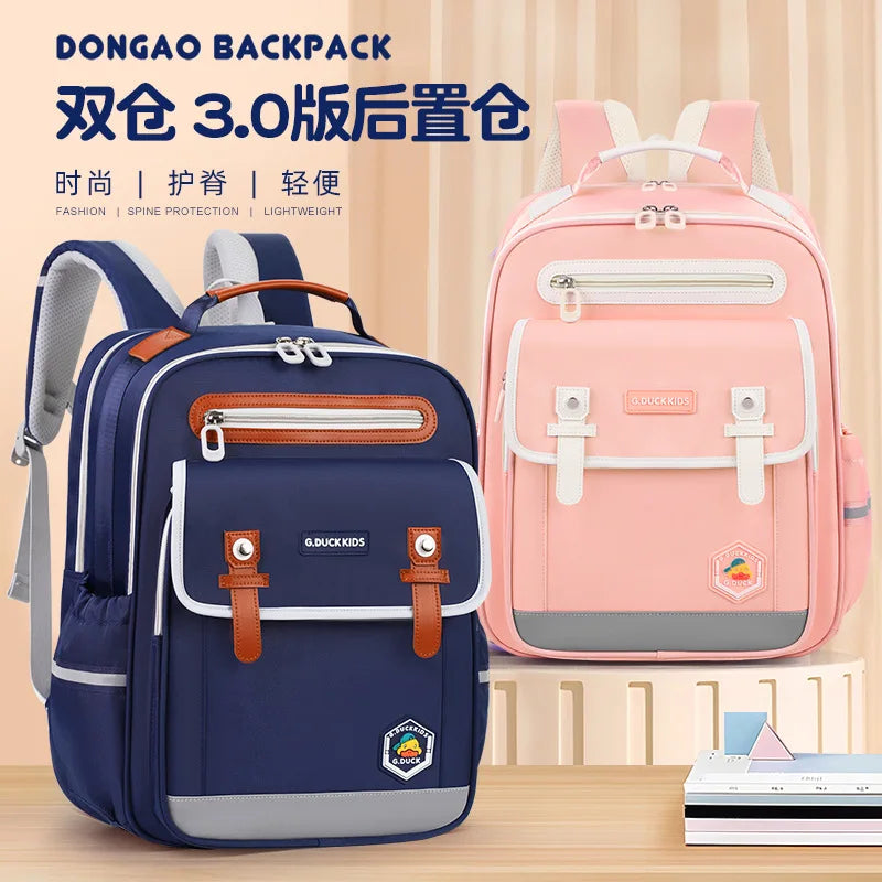 Ergonomic Kids Backpack for Grades 1-6 | Large Capacity School Bag