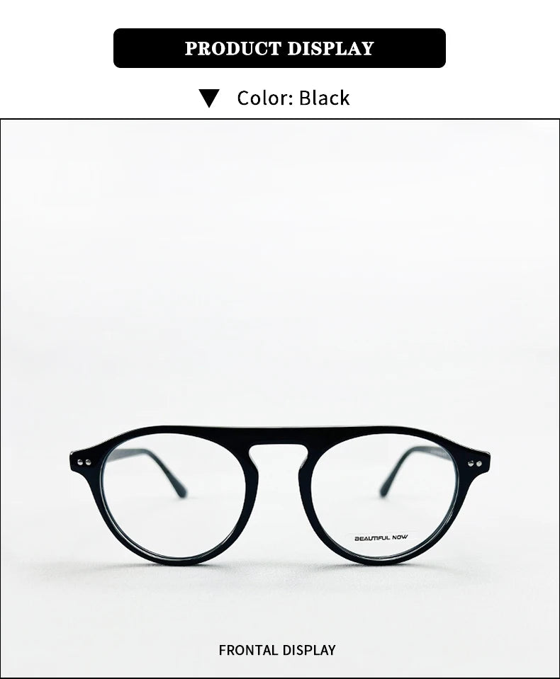Unisex Rectangle Eyeglass Frames with UV Protection | Stylish and Versatile